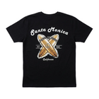 Santa Monica Wood Surf Peace Tee - Black B