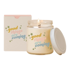 Toot Art - Good Things Are Coming Candle Jar w/ Lid