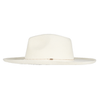 Kooringal Women's Wide Brim Fedora Canyon - White (Side)