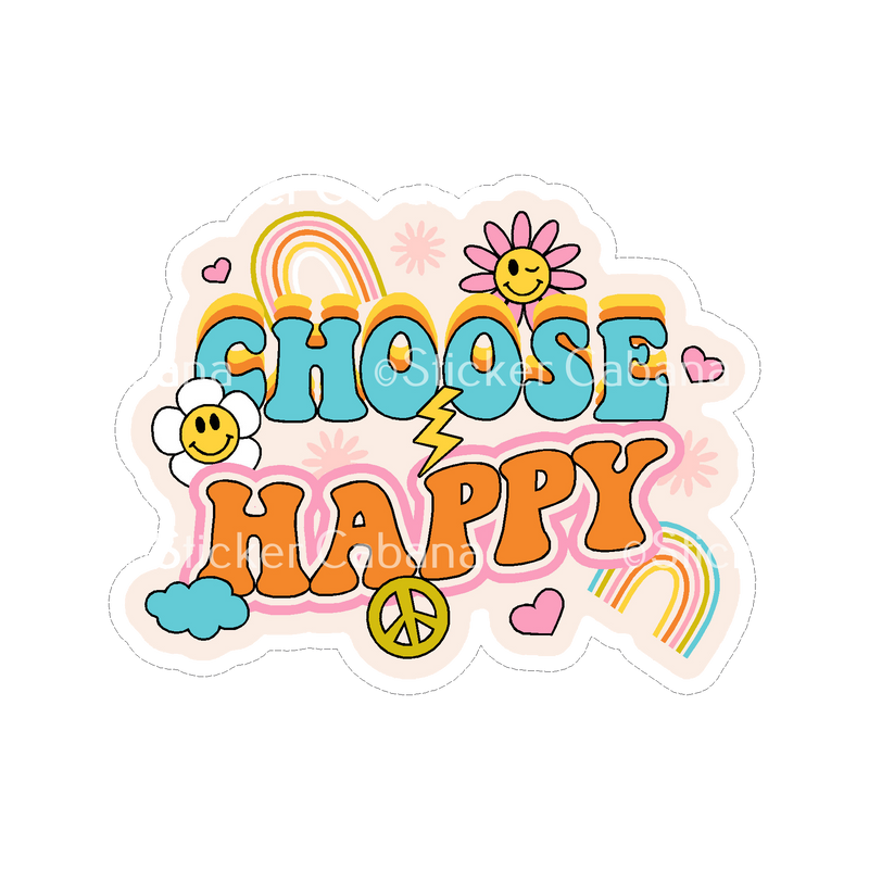 Sticker Cabana BS Choose Happy