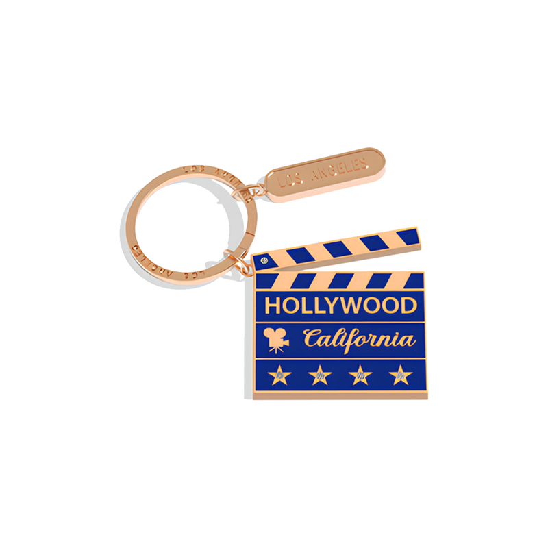 Kitchen Chic LA Keychain Hollywood Clap Dark Blue