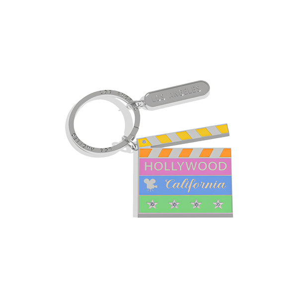 Kitchen Chic LA Keychain Hollywood Clap Rainbow