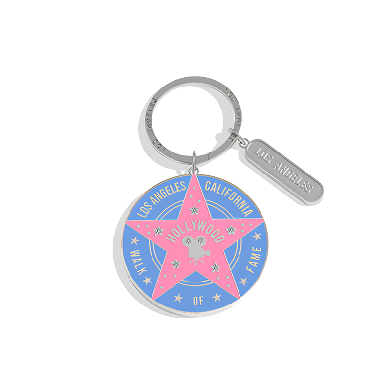 Kitchen Chic LA Keychain Hollywood Star Blue