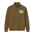Santa Monica Wild Biker Cloud Fleece 1/4zip Khaki
