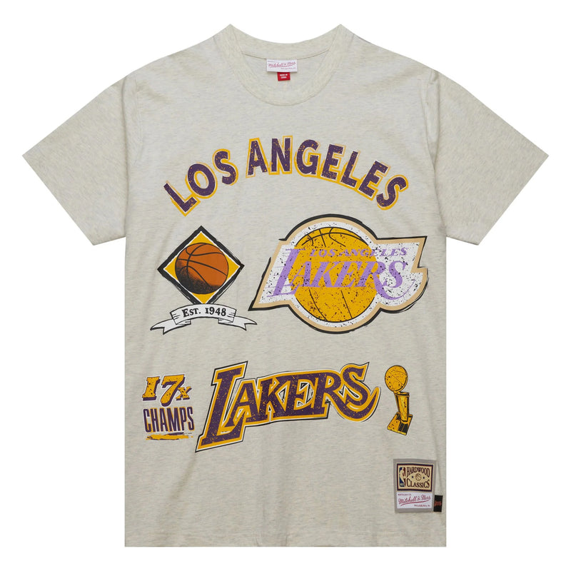 Mitchell & Ness NBA Legacy Defined SS Tee HWC Los Angeles Lakers Front