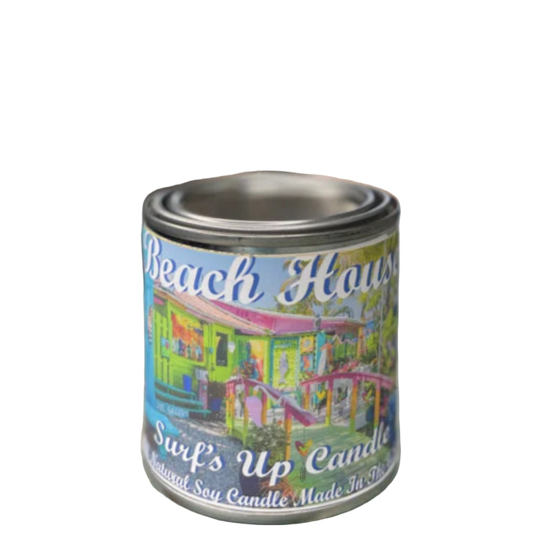 Beach House Paint Can Candle - Vintage Collection: 1/2 Pint (8oz)