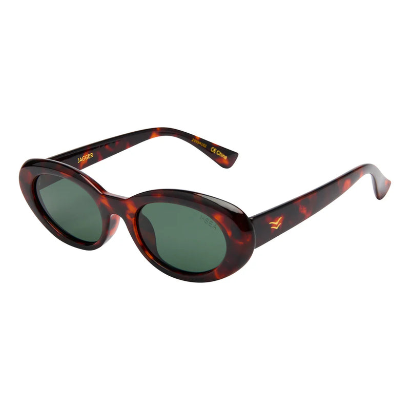 I-SEA Jagger Tort/Green Polarized Lens Side View