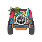 Sticker Cabana Surfboard Palm Tree Jeep Enjoy