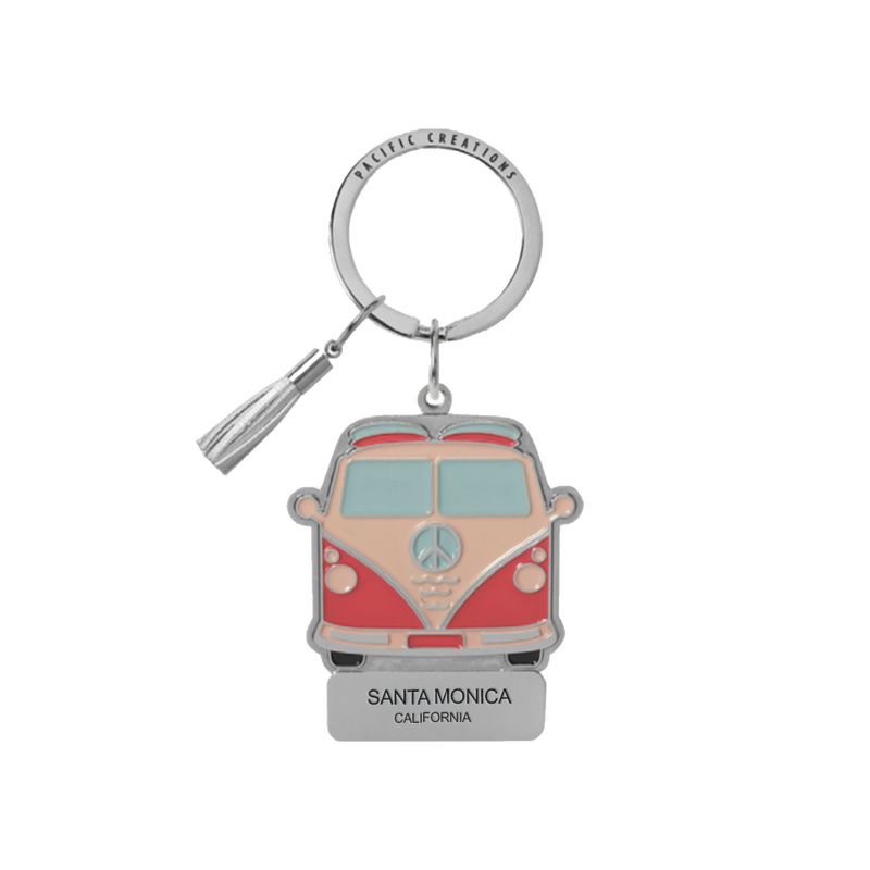 Santa Monica Peace Combi Keychain