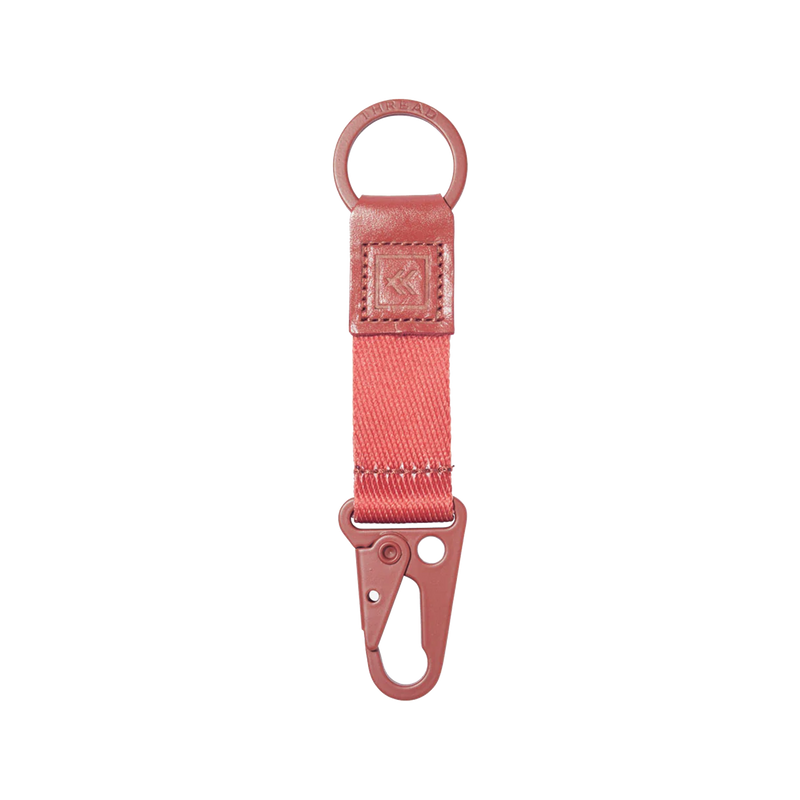 Thread Keychain Clip - Red