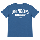 Los Angeles California Hometown Athletics Tee - Heather Royal