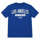Los Angeles California Hometown Athletics Tee - Royal Blue