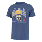 LA Chargers Cadet Blue Turned Up Franklin Men's Tee