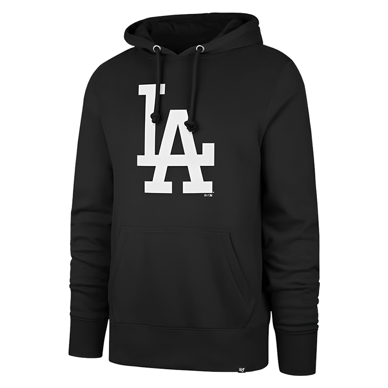 47 Brand - LA Dodgers Jet Black Imprint Headline Men's Hood