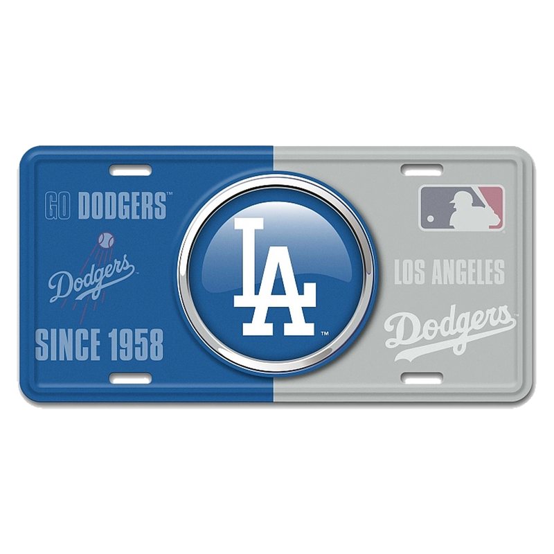 LA Dodgers Bullseye - License Plates