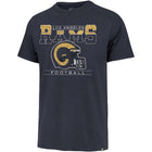 LA Rams Historic Atlas Blue Time Lock Franklin Men's Tee Front