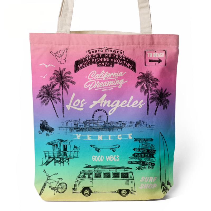 Kitchen Chic LA Tote Bag Beach