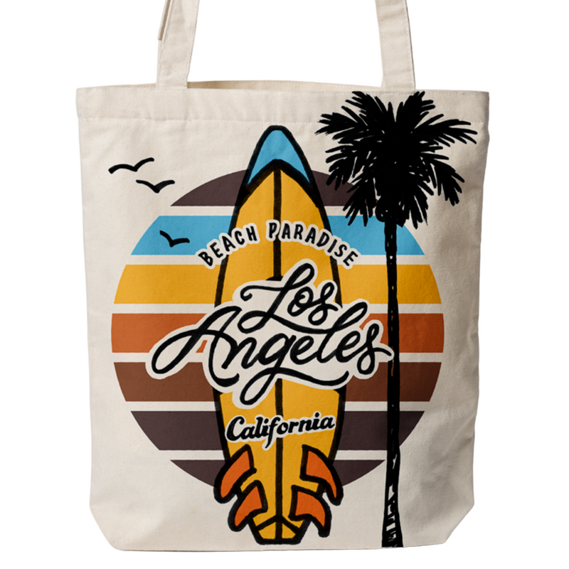 Kitchen Chic LA Tote Bag Surf