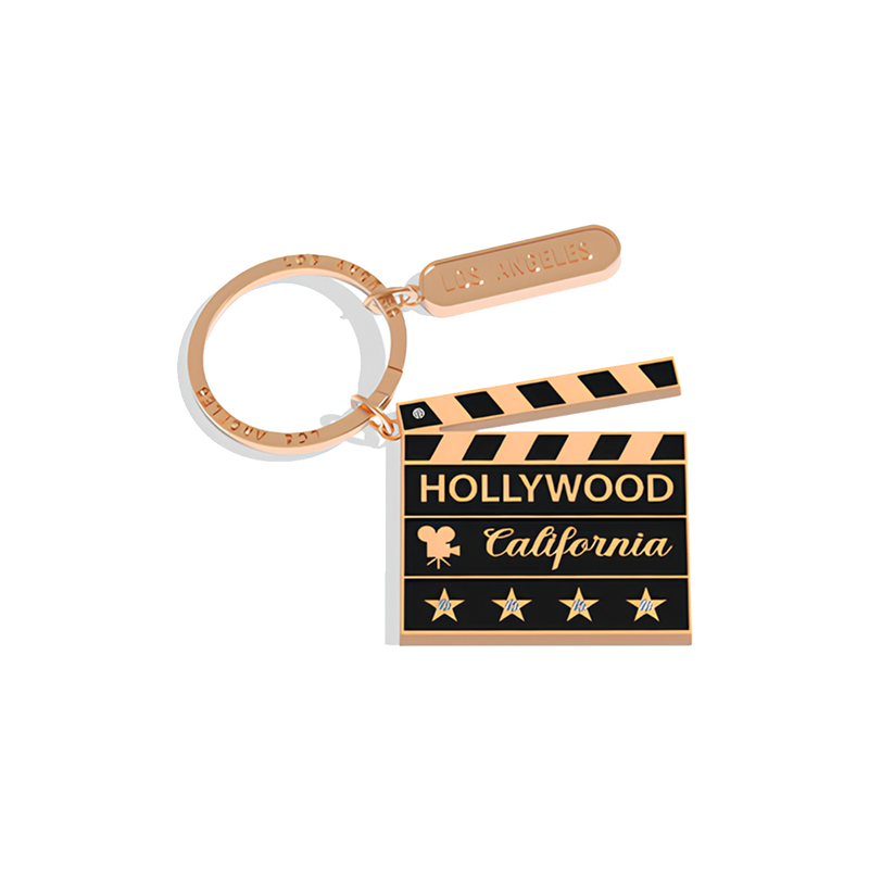 Kitchen Chic LA Keychain Hollywood Clap Black