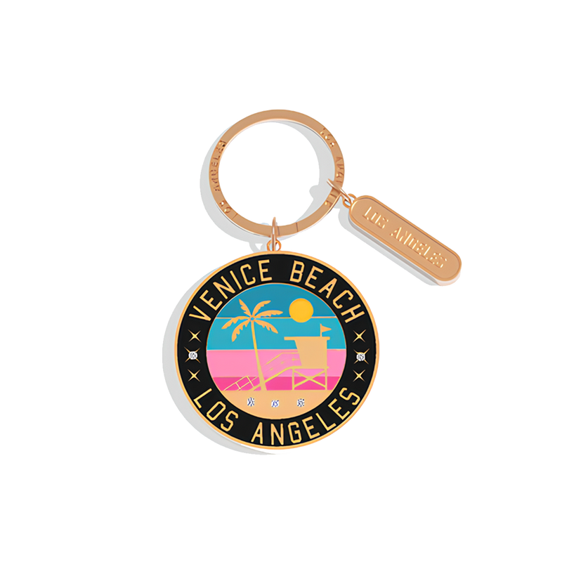 Kitchen Chic LA Keychain Venice Beach - Black