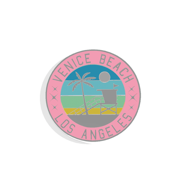 Kitchen Chic LA Magnet Venice Beach Pink