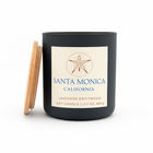 Santa Monica Large Luxury Soy Candle - Lavender Driftwood