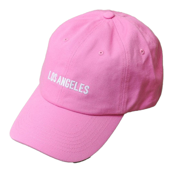 Los Angeles New York Baseball Cap - LA Pink