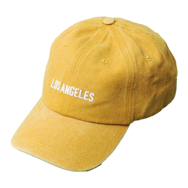 Los Angeles New York Baseball Cap - LA Washed Mustard