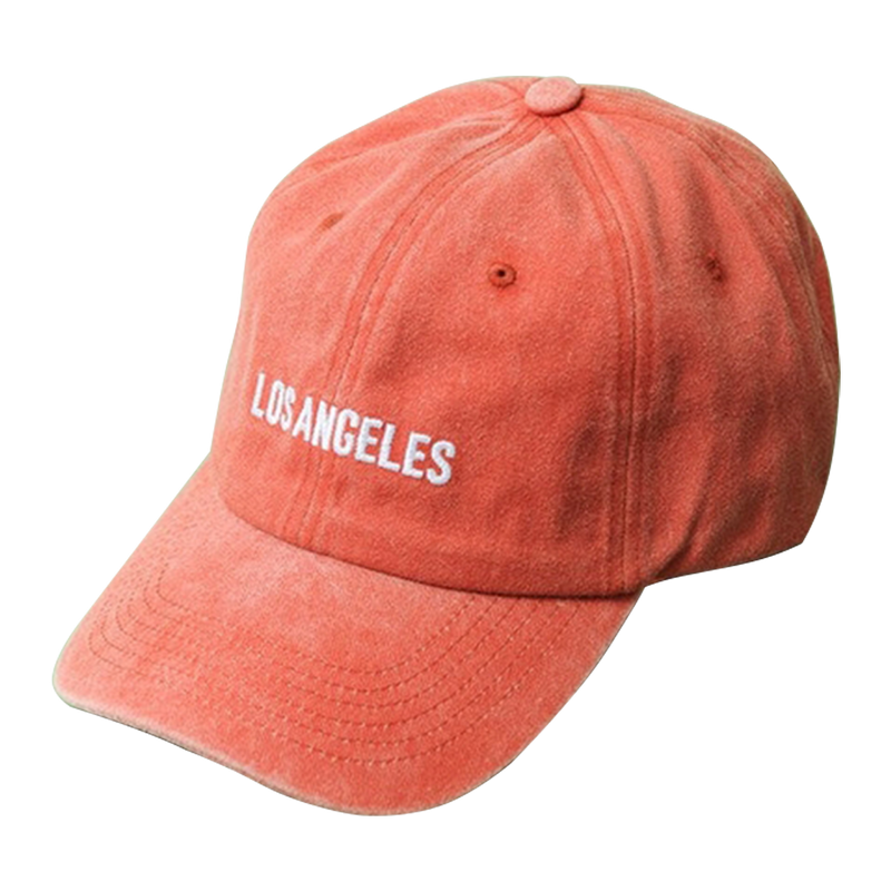 Los Angeles New York Baseball Cap - LA Washed Terracotta