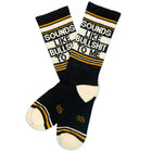 Gumball Poodle Sounds Like Bullsh*t To Me Gym Socks