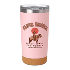 Santa Monica CA Since 1875 Legend Cork Bottom Tumbler - Pink