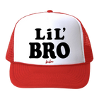 Bubu Lil Bro White/Red Trucker Hat