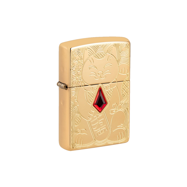 Zippo Lighter Lucky Cat Design