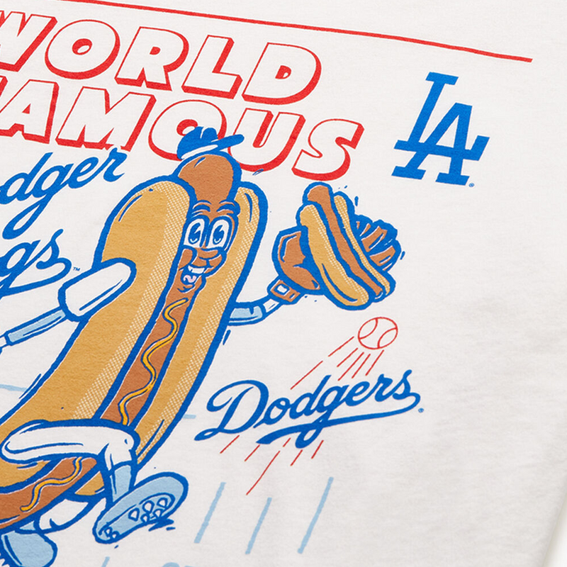 MLB Dodger Dogs T-Shirt Los Angeles Dodgers Print