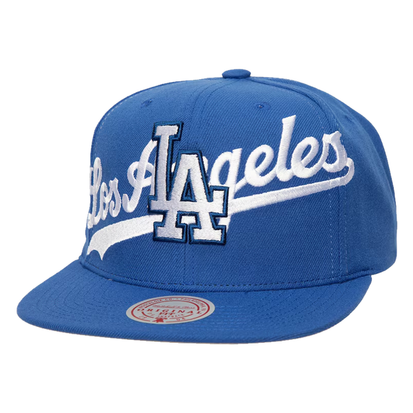 MLB Full Frontal Snapback Hat Dodgers Front