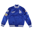 MLB M&N City Collection Lightweight Satin Jacket Dodgers Front