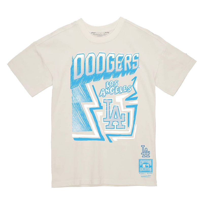 Mitchell & Ness MLB Sidewalk Sketch Tee Los Angeles Dodgers