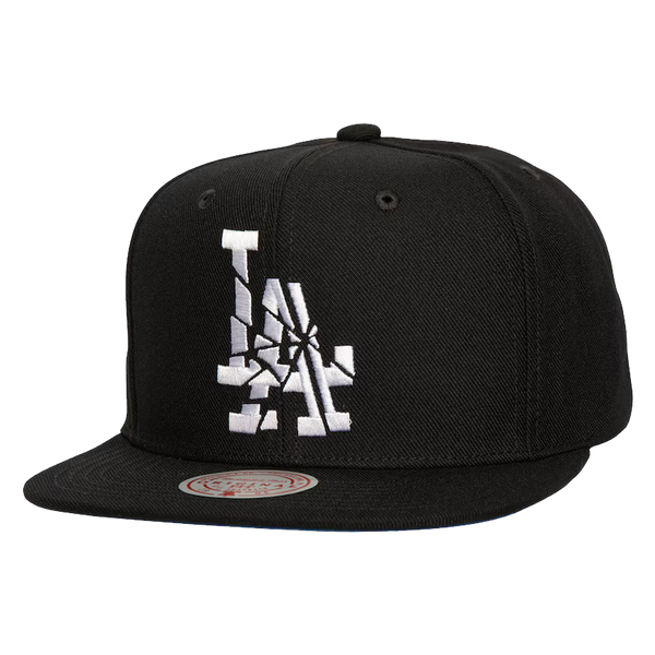 MLB Shattered Snapback Los Angeles Dodgers Black - Front