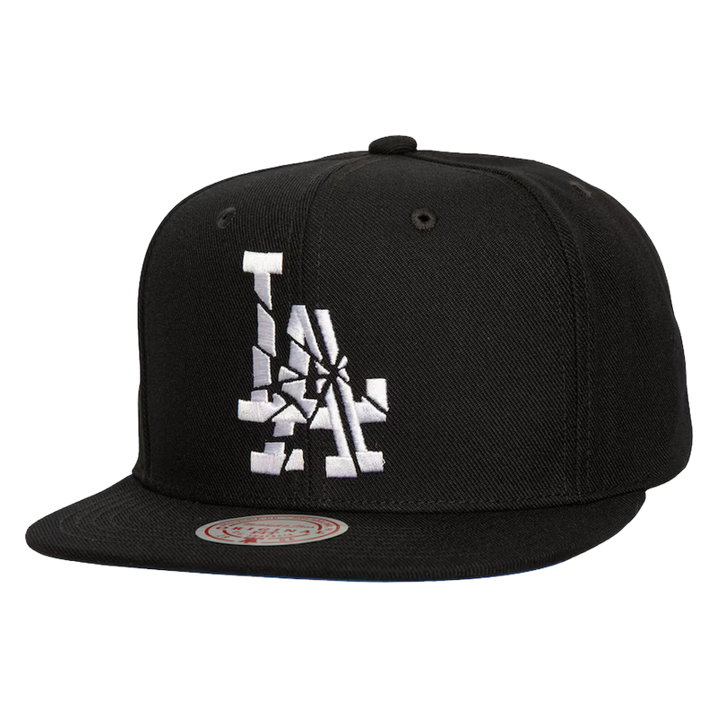 MLB Shattered Snapback Los Angeles Dodgers Black - Front