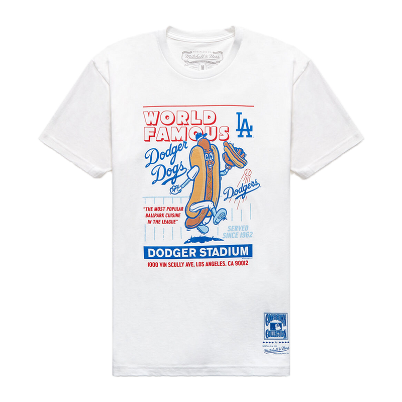 Mitchell Ness MLB Dodger Dogs T-Shirt Los Angeles Dodgers – Sand