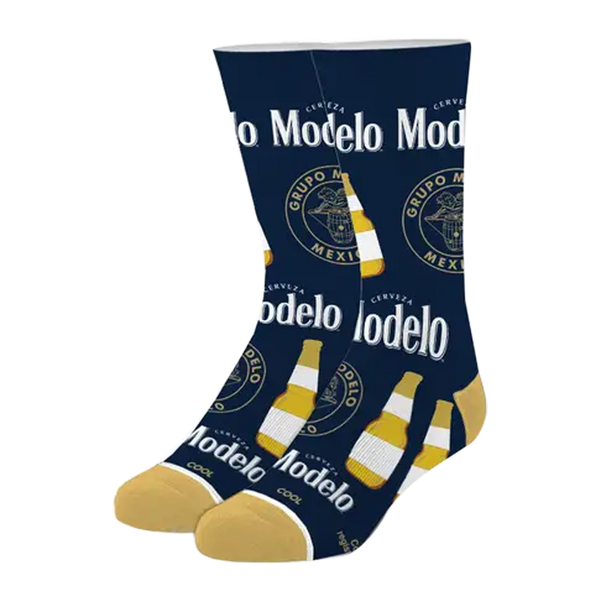 Cool Socks Men's Crew Folded - Modelo Bottles