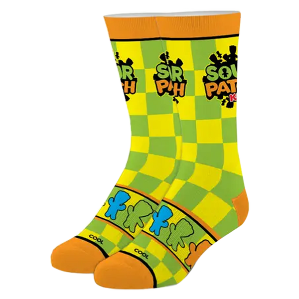 Cool Socks Men's Crew Folded - Sour Patch Kids Checkers