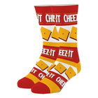 Crazy Socks Men's Crew Folded - Cheez It Blocks