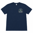 Santa Monica Horseshoe Wave Crewneck Tee - Midnight Navy Front