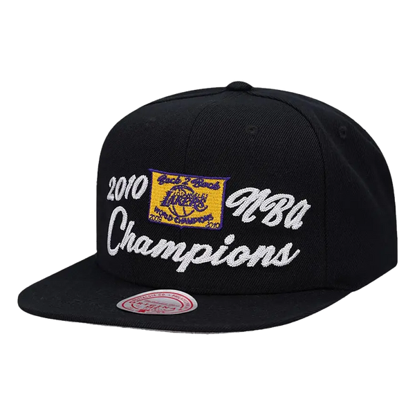 Mitchell & Ness NBA 2010 NBA Champs Snapback HWC Lakers Front