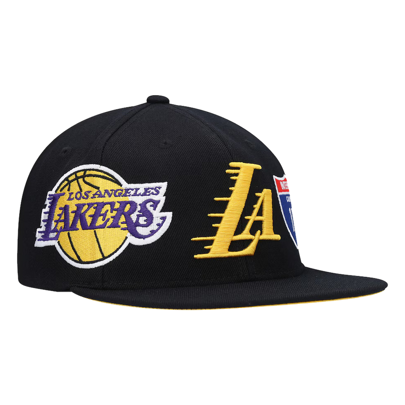 NBA Champs Patch Snapback Los Angeles Lakers Side