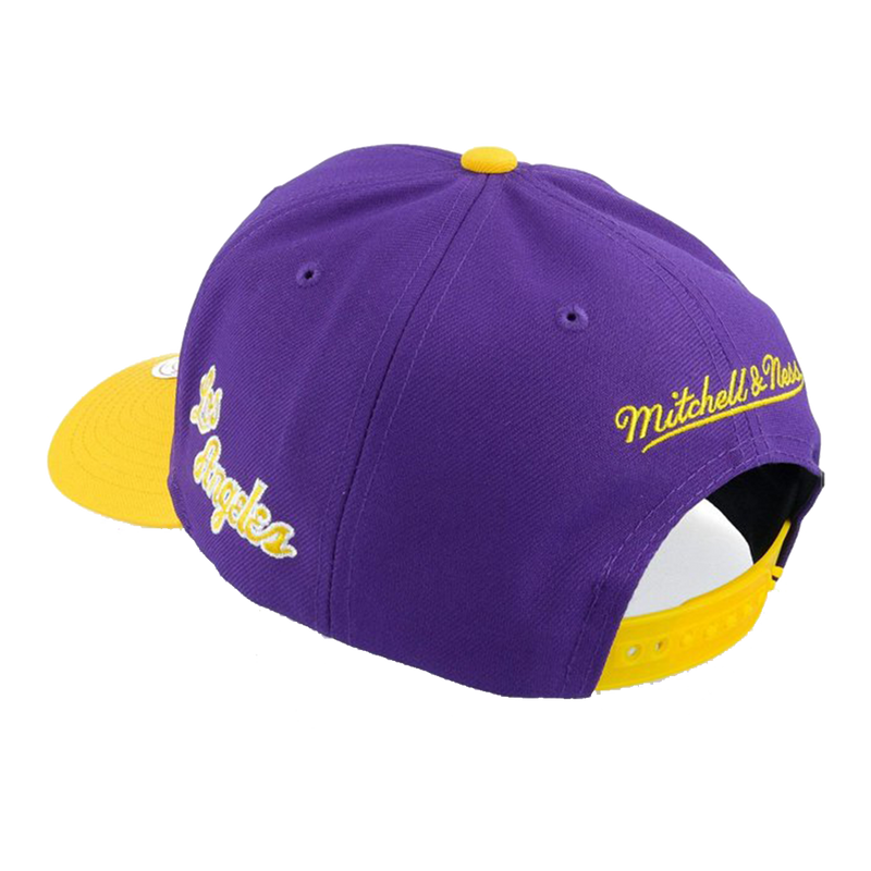 NBA Team Script 2.0 Pro Snapback HWC Los Angeles Lakers Back