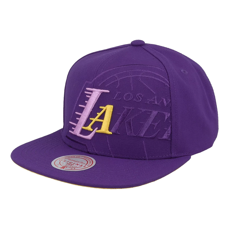 NBA XL Logo Pop Snapback Los Angeles Lakers Front