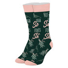 Cool Socks Not Enough Sage Women's Crew Folded