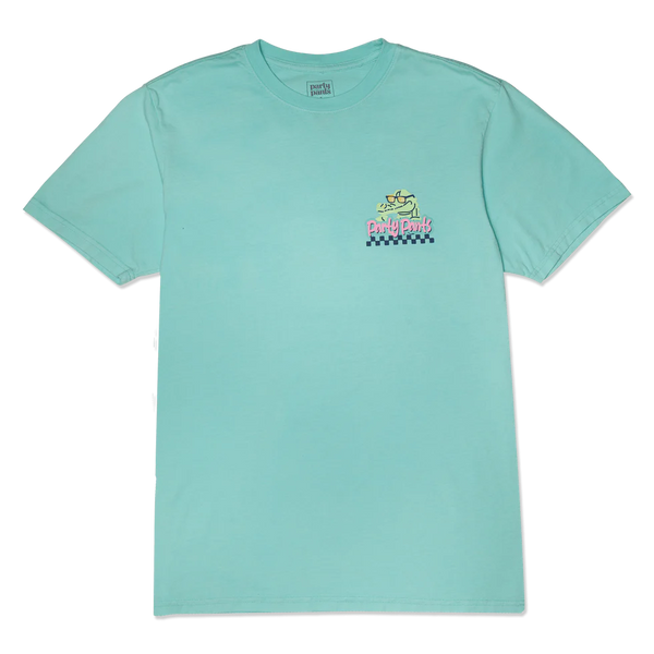 Party Pants Bayou Drinks Chalky Mint T-Shirt Front